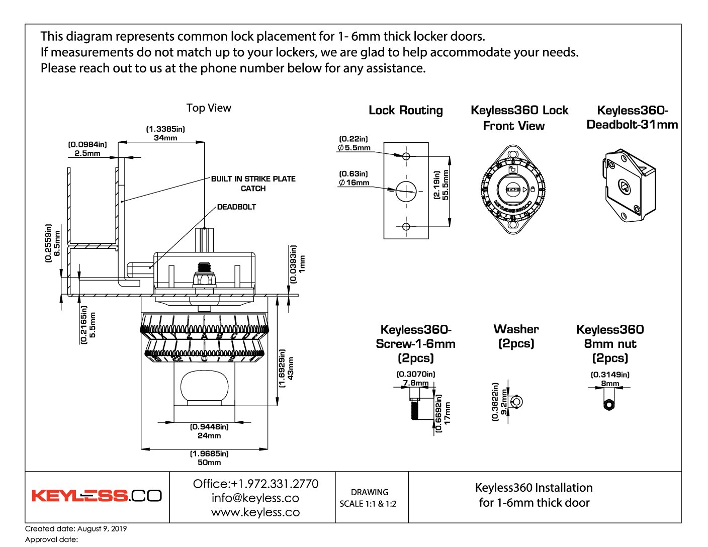 Keyless360 Mechanical Lock - Image 2