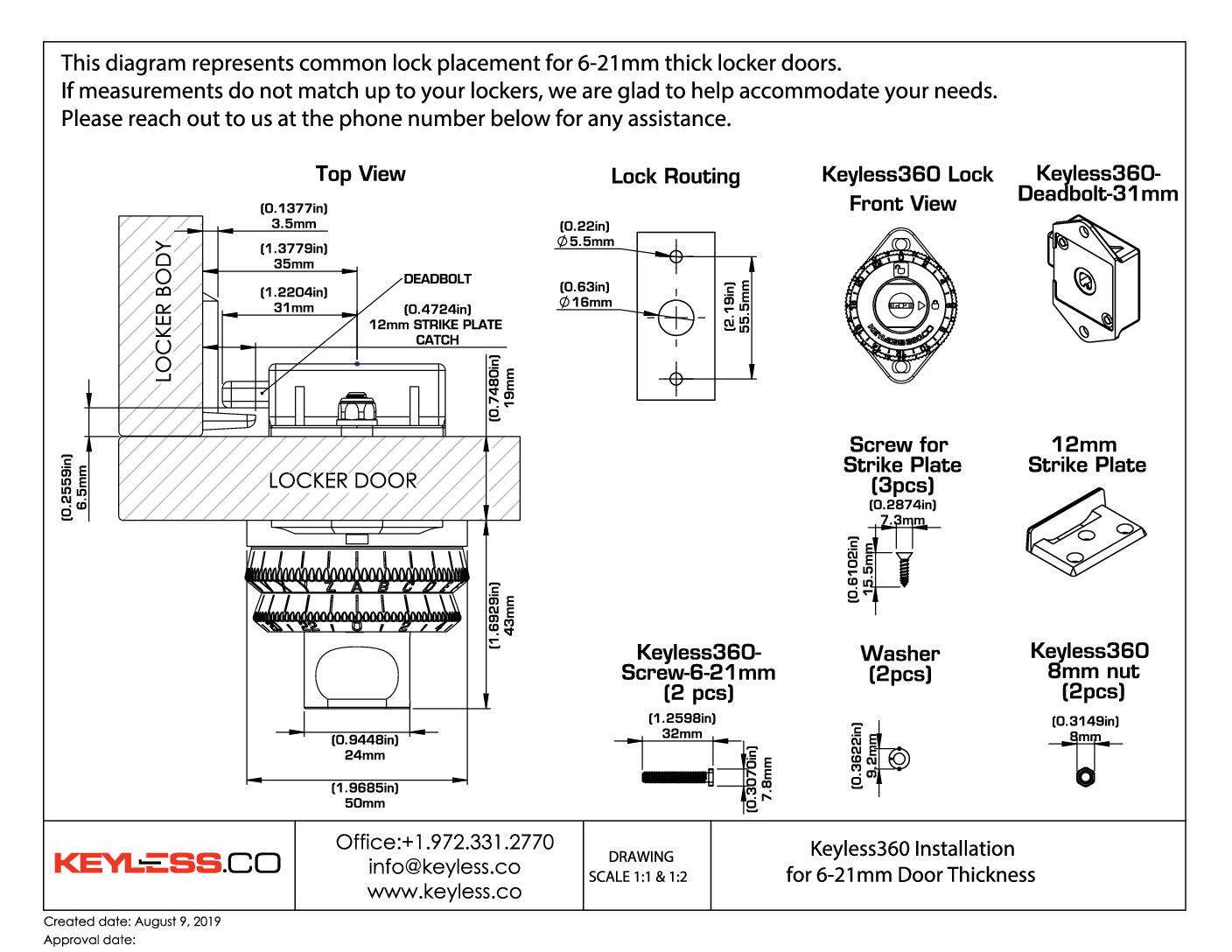 Keyless360 Mechanical Lock - Image 3