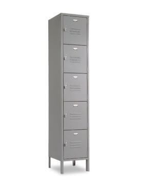 Penco Vanguard Lockers 5 Tier x 1 Wide