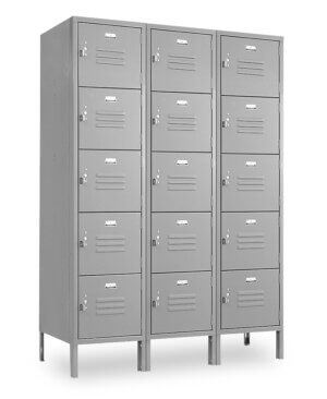 Penco Vanguard Lockers 5 Tier x 3 Wide