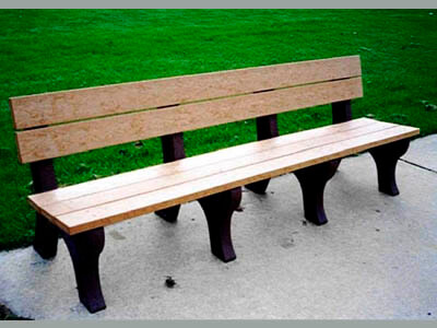 Plastic Park Bench