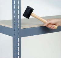Rivet Lock Boltless Shelving WOOD DECK