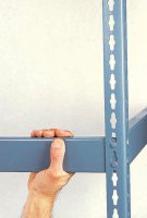 Rivet Lock Boltless Shelving WOOD DECK