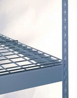 Rivet Lock WIDE SPAN Storage Rack With Wire Decking